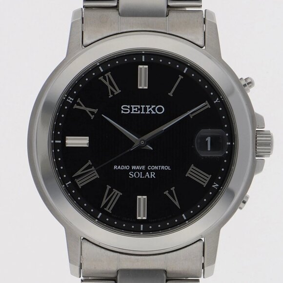 WATCH SEIKO SBTM191 7B52-0AGO Spirit black SS SOL - Picture 1 of 9